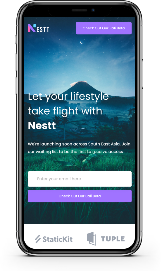 Nestt mobile phone screenshot